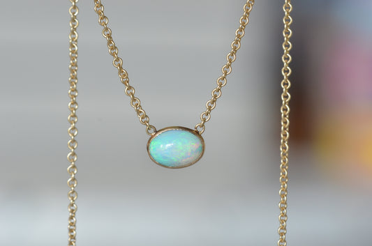 Exquisite Opal Conversion Necklace