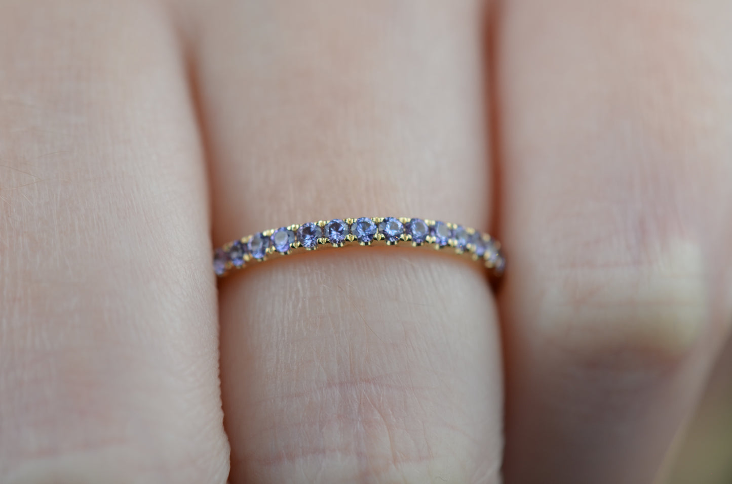 St. Eloi Collection Sapphire Half Eternity Band