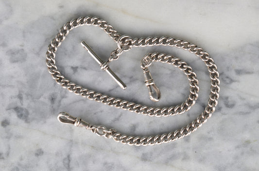 Heavy Sterling Double Albert Chain