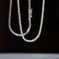 Scintillating Long Diamond Necklace