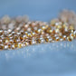 Lightweight and Long Antique Gold Muff Chain