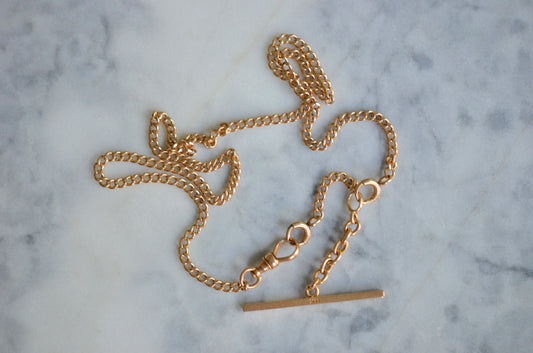 Versatile Antique Gold Watch Chain