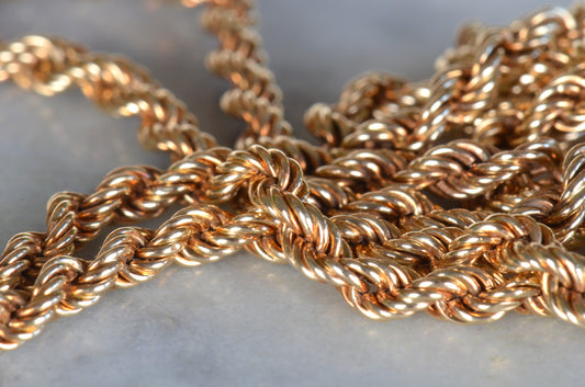 Warm Twisted Rope Chain Necklace