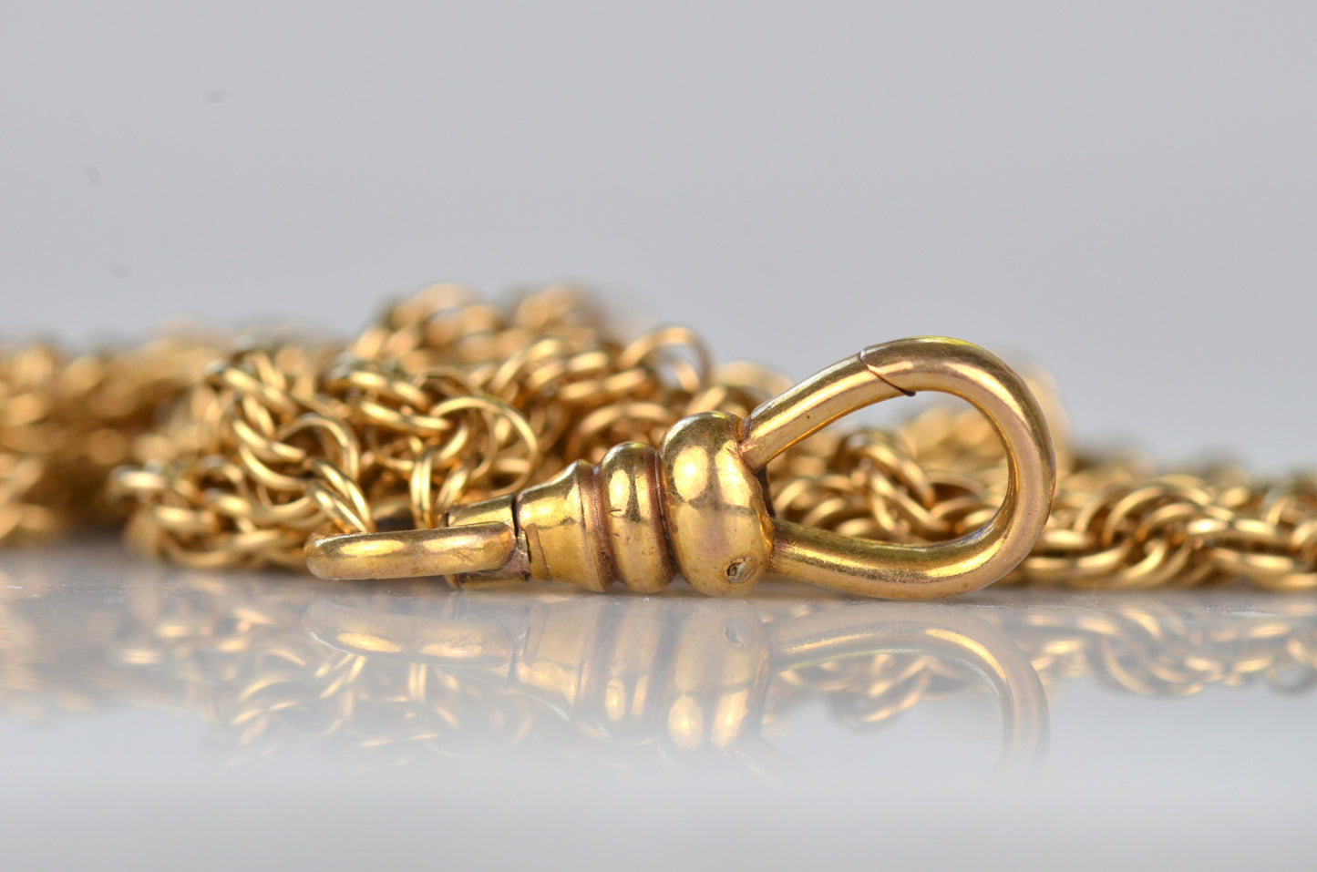 Versatile Vintage Gold-Filled Long Rope Chain