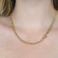 Bright Vintage Gold Filled Rope Chain