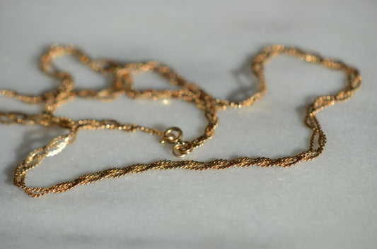 Slinky Braided Vintage Necklace