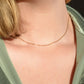 Dainty Vintage Trombone Link Necklace