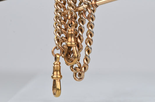 Darling Antique Rolled Gold Double Albert