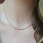 Refined Antique Pearl Station Necklace