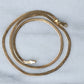 Slinky Vintage Herringbone Necklace