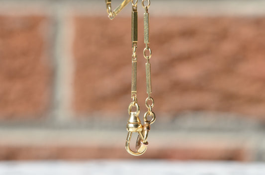 Edwardian Bar Link Watch Chain