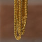Luscious Estate 21k Wheat Chain