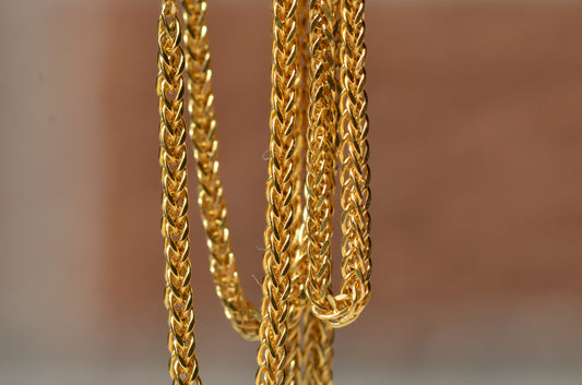 Luscious Estate 21k Wheat Chain