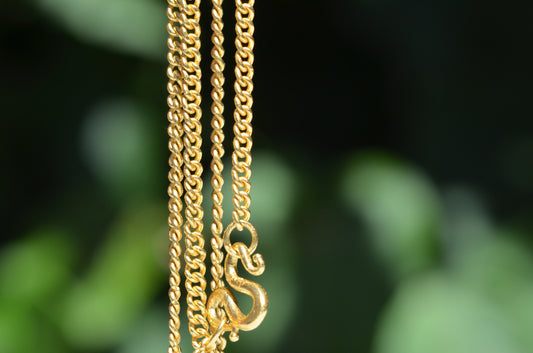 Luscious 22k Curb Chain
