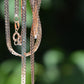 Slim Vintage Herringbone Chain