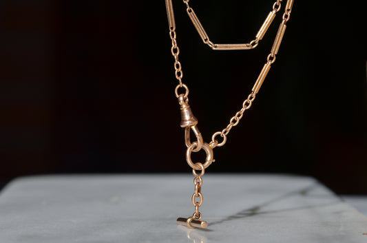 Elongated Edwardian Albert Chain