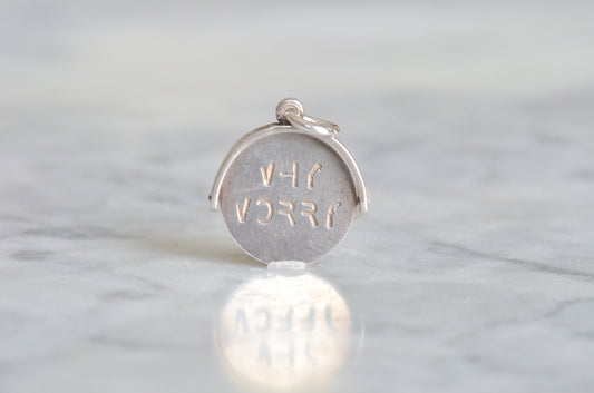 Why Worry Silver Spinner Charm