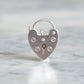 Vintage Silver Heart Padlock Clasp/Charm