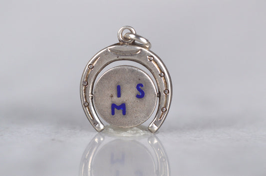 Vintage Horseshoe "Kiss Me" Spinner