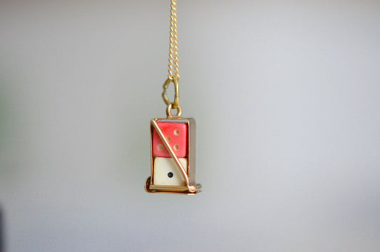 Vintage Moveable Dice Charm