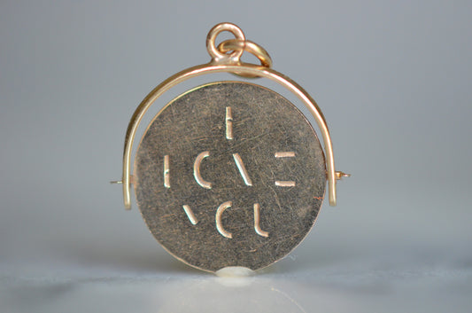 Gold "I Love You" Spinner Chester 1961