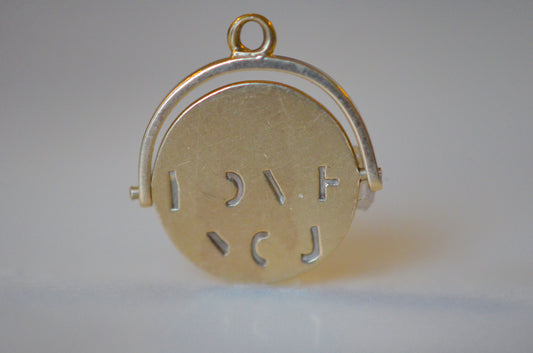 Classic Gold "I Love You" Spinner Charm