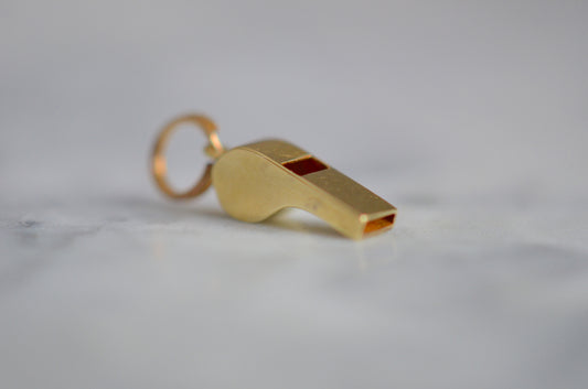 Itty Bitty Working Gold Whistle