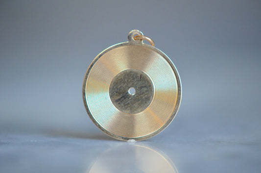 Hypnotic Vintage Record Charm