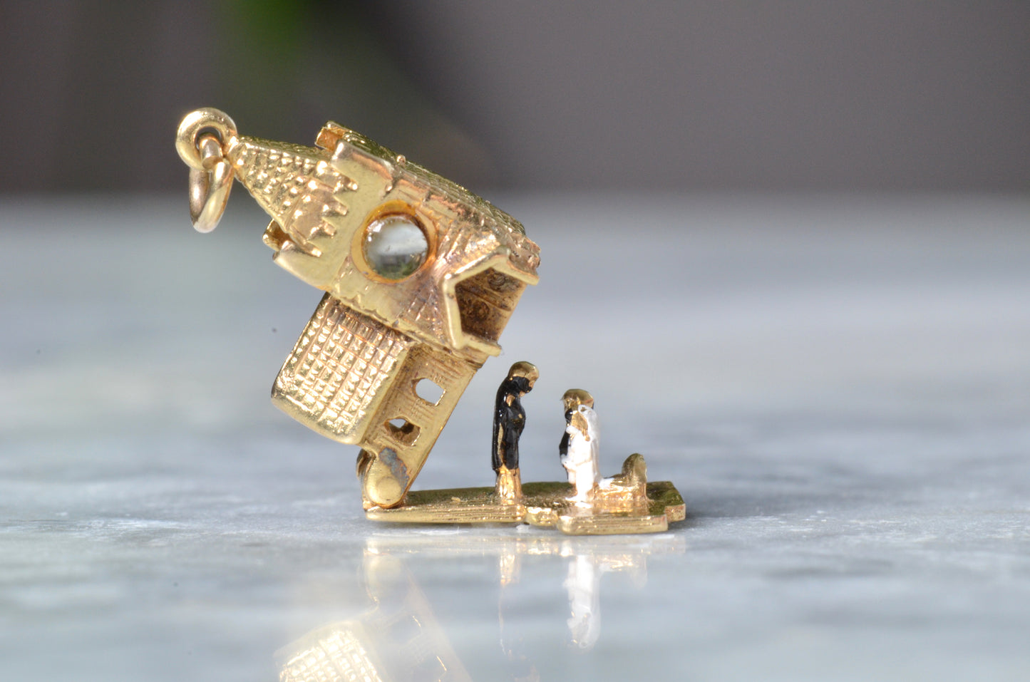 Romantic Vintage Chapel of Secrets Charm