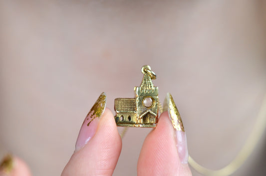 Romantic Vintage Chapel of Secrets Charm