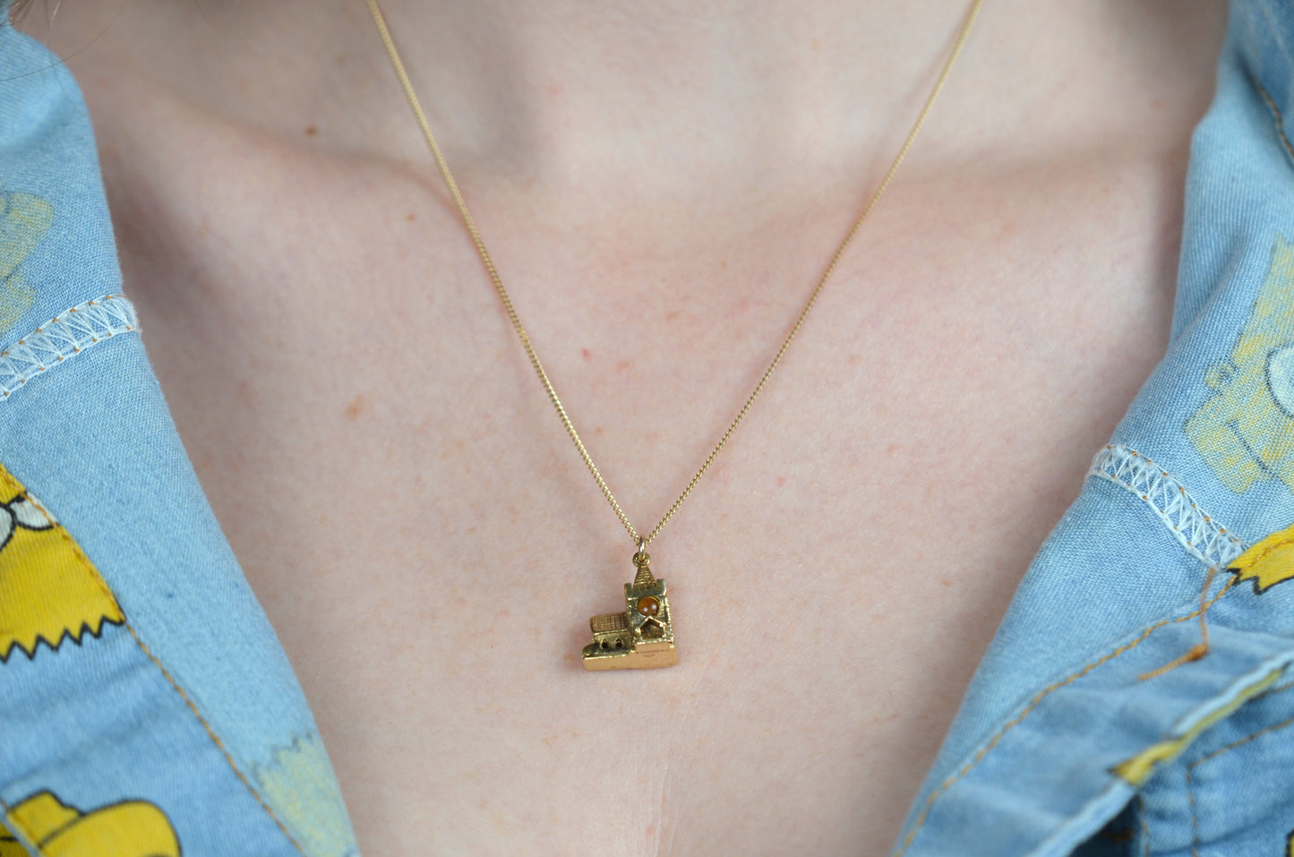 Romantic Vintage Chapel of Secrets Charm