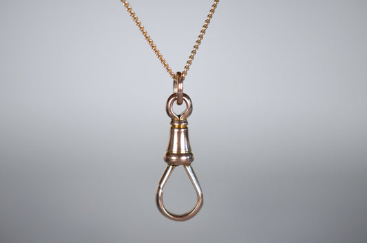 Rosy Gold Edwardian Dog Clip