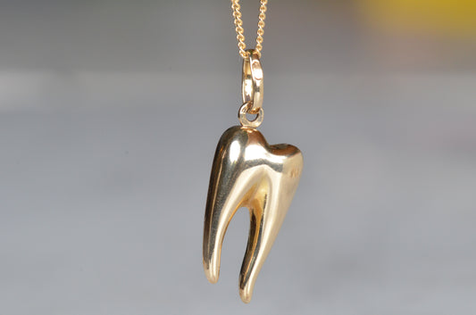 Ol' Chomper Vintage Gold Tooth Pendant
