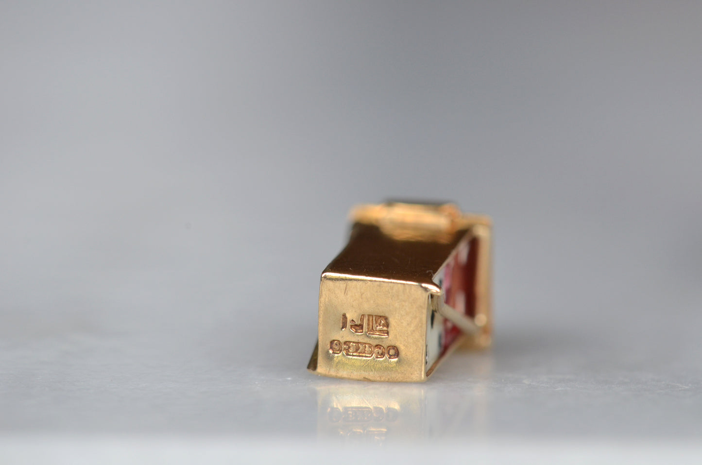 Playful Vintage Mini Dice Charm