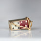 Playful Vintage Mini Dice Charm