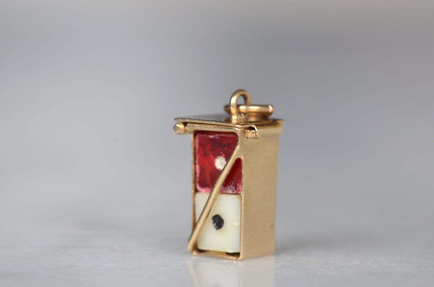 Playful Vintage Mini Dice Charm
