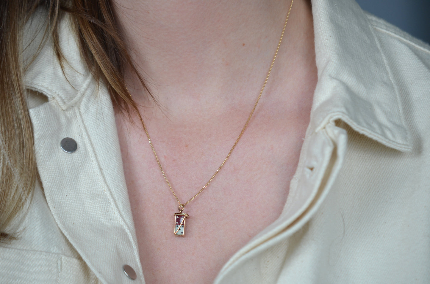 Playful Vintage Mini Dice Charm