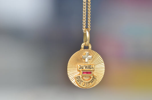 Vintage Sunburst + Qu'hier - Que Demain Pendant