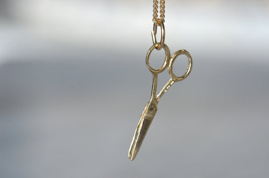Delicate Vintage Scissors Charm