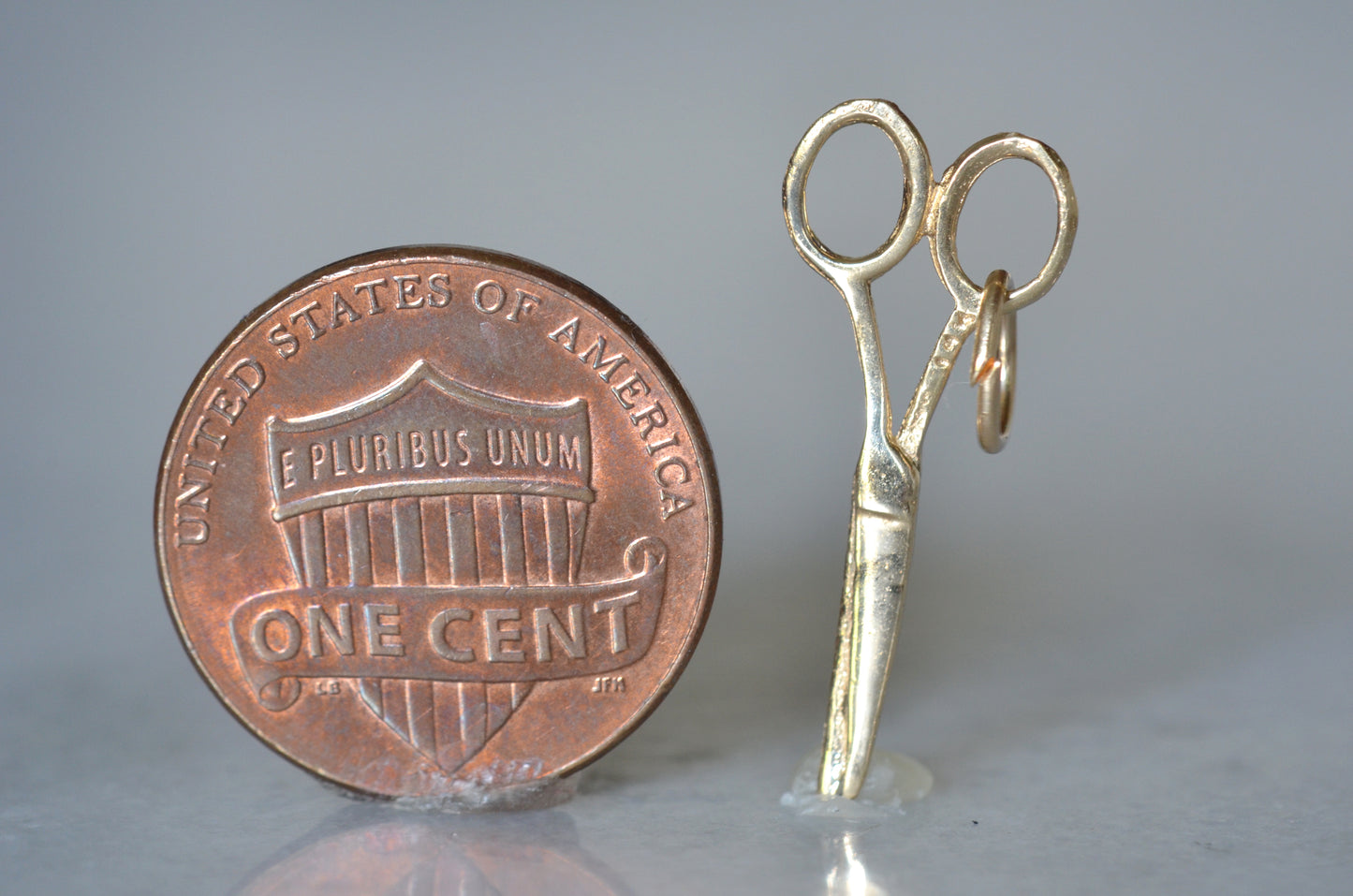 Delicate Vintage Scissors Charm
