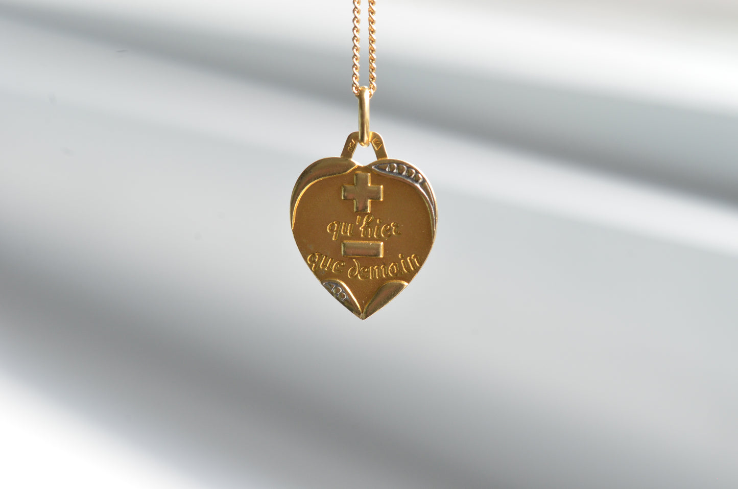 Cute Vintage Heart Médaille d'Amour