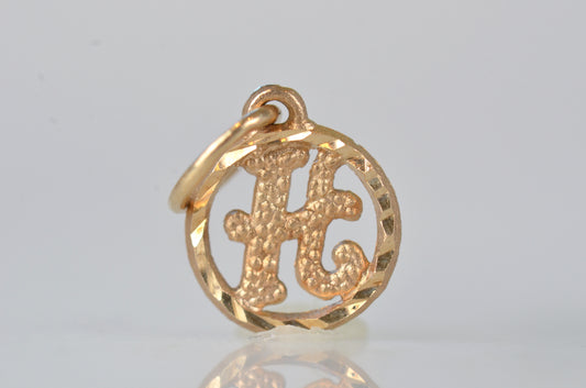 Tiny Estate H Charm