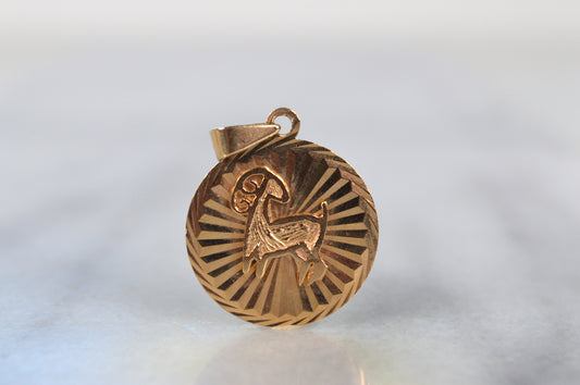Shimmering Estate Aries Medallion