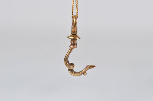 Antique Rolled Gold Locking Clasp