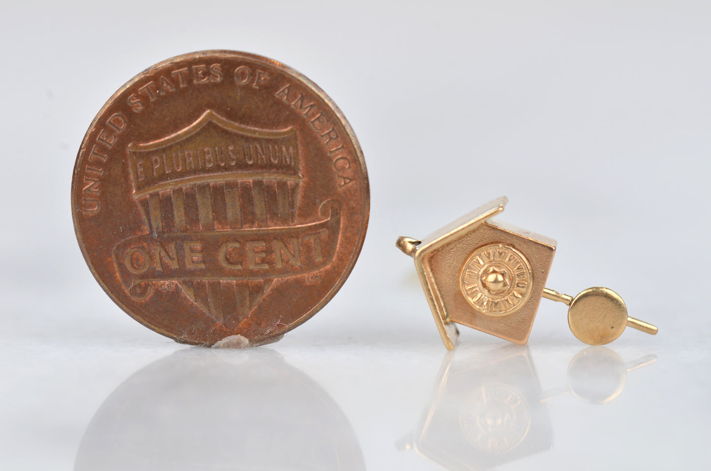 Playful Vintage Cuckoo Clock Charm
