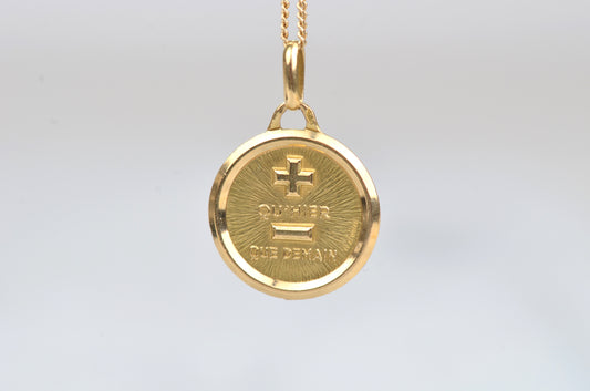 Beautiful Estate Médaille d'Amour Pendant