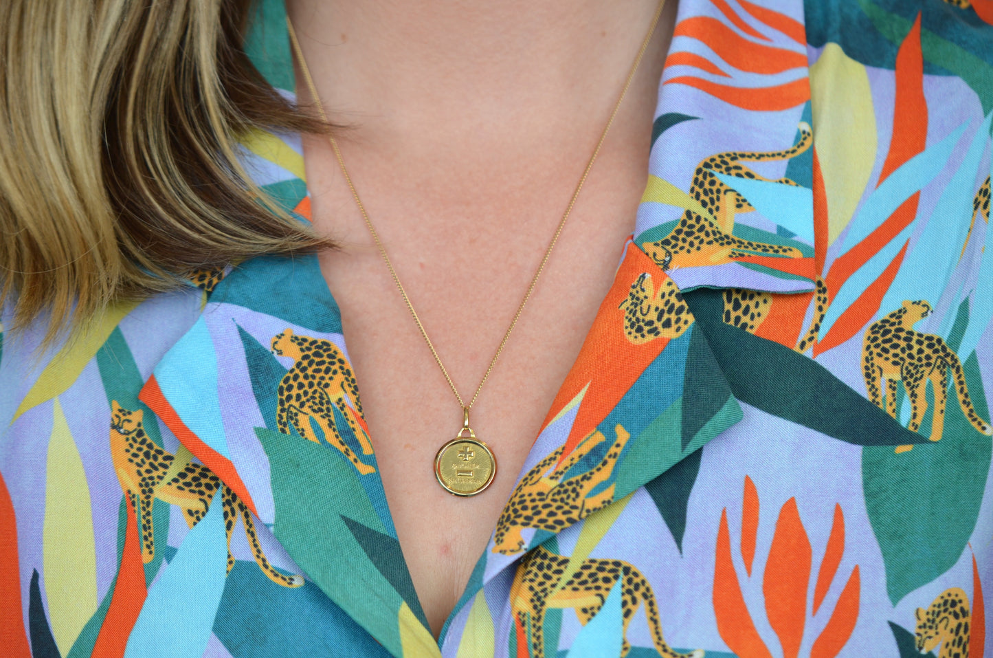 Beautiful Estate Médaille d'Amour Pendant