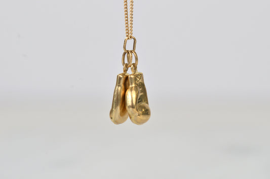 Smooth Vintage Boxing Gloves Charm