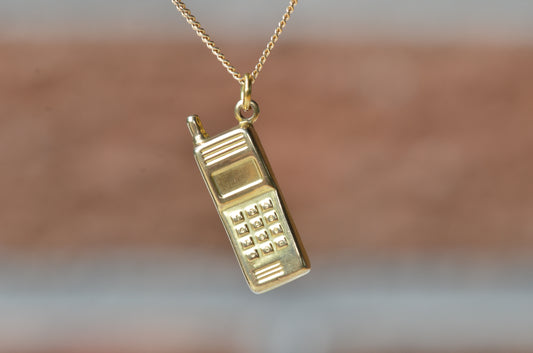 Nostalgic Vintage Cellphone Charm