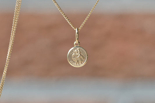 Itty Bitty Vintage St. Christopher Charm